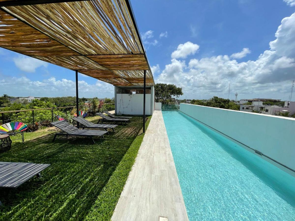 Katalox Jungle Lofts By Simply Comfort Tulum Centre Rooftop Patio & Pool Apartamento Exterior foto