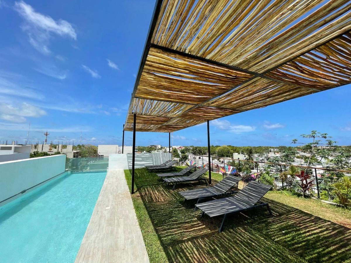 Katalox Jungle Lofts By Simply Comfort Tulum Centre Rooftop Patio & Pool Apartamento Exterior foto