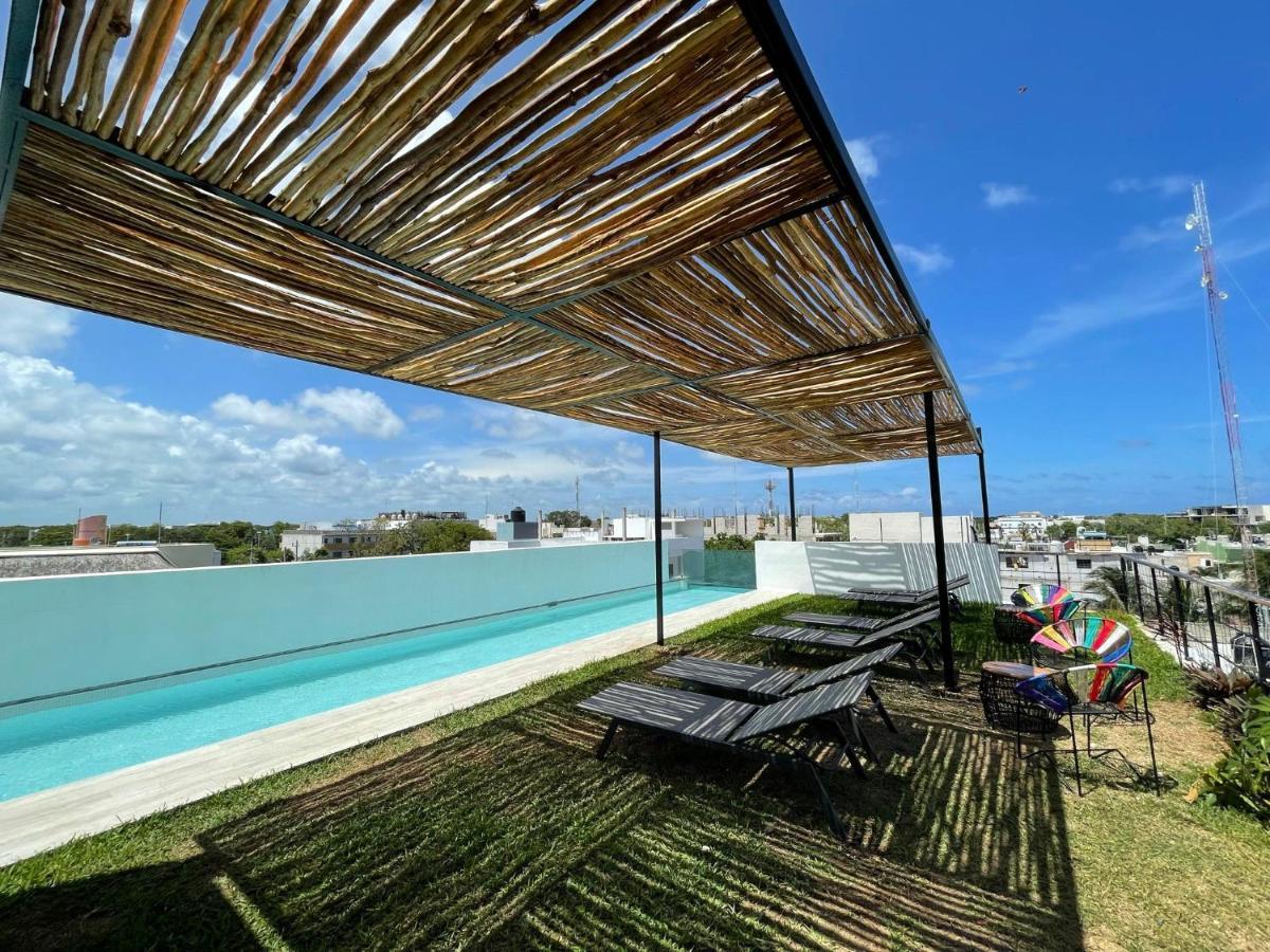 Katalox Jungle Lofts By Simply Comfort Tulum Centre Rooftop Patio & Pool Apartamento Exterior foto